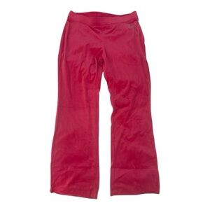 Juicy Couture Vibrant Pink Velour Sweatpants Large
